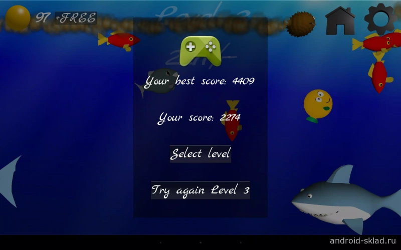 Скриншот Реактивная рыба №5