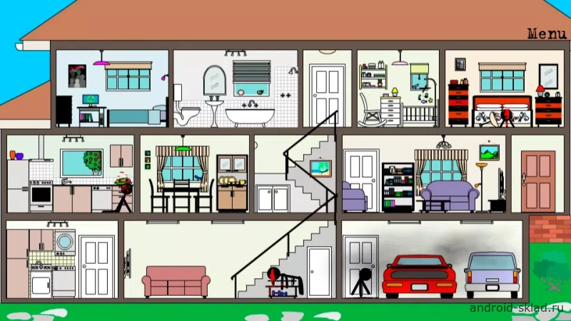 Скриншот Stickman killer 2 №4