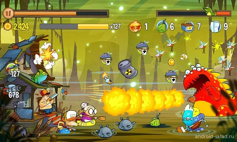 Скриншот Swamp Attack №5