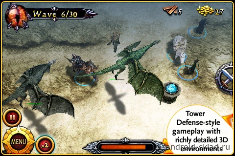 Скриншот The Lord of the Rings Middle-earth Defense №1
