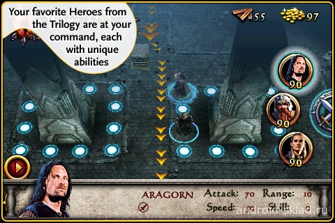 Скриншот The Lord of the Rings Middle-earth Defense №2