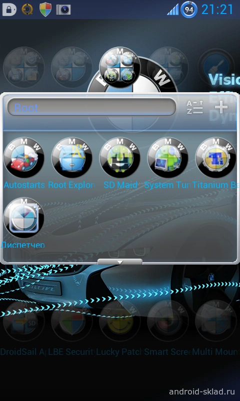 Скриншот Theme for Go Launcher EX BMW_VED №4
