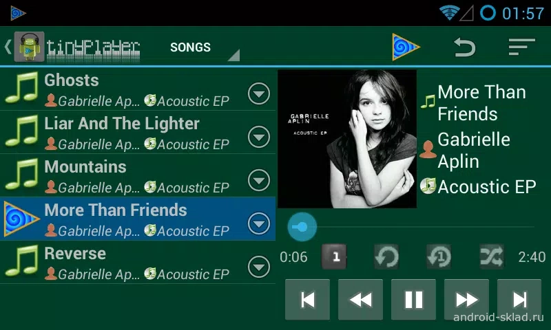 Скриншот TinyPlayer №4