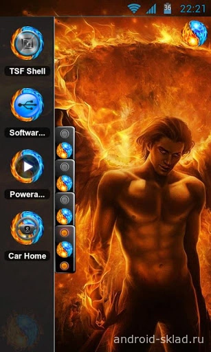 Скриншот Magic Flame Theme №1