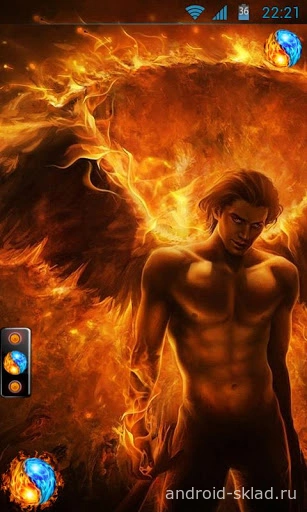 Скриншот Magic Flame Theme №2