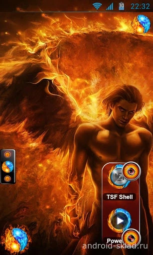 Скриншот Magic Flame Theme №3