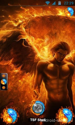 Скриншот Magic Flame Theme №4