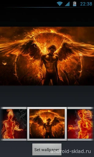 Скриншот Magic Flame Theme №5