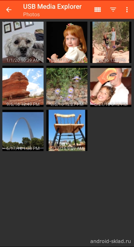 Скриншот USB Media Explorer (Nexus Media Importer) №2