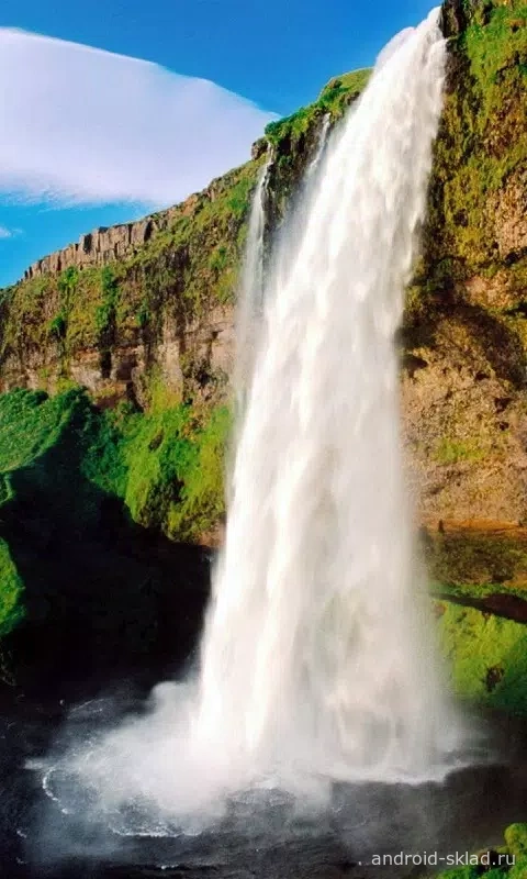 Скриншот Waterfall 3D HD Wallpaper №1