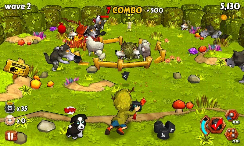 Скриншот Wolf Hunter - Save the sheep №2