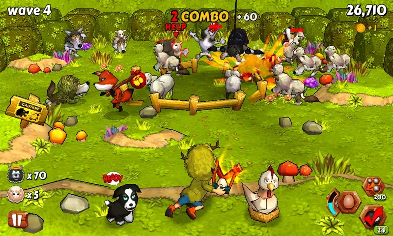 Скриншот Wolf Hunter - Save the sheep №3