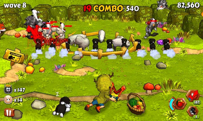 Скриншот Wolf Hunter - Save the sheep №4