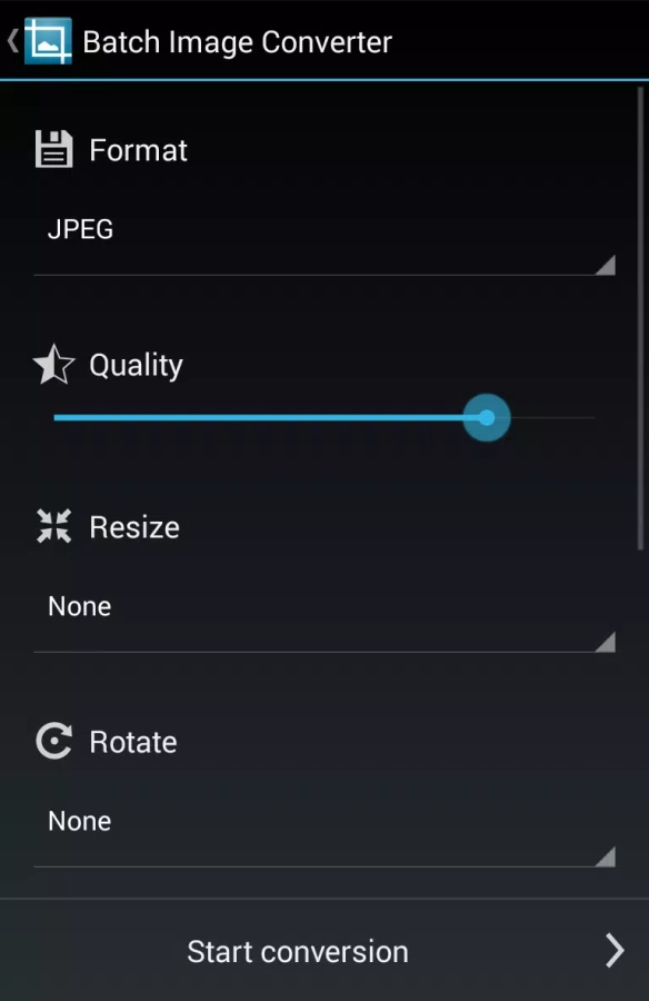 Скриншот Batch Image Converter №2