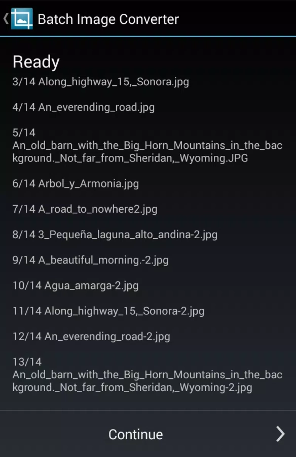 Скриншот Batch Image Converter №3