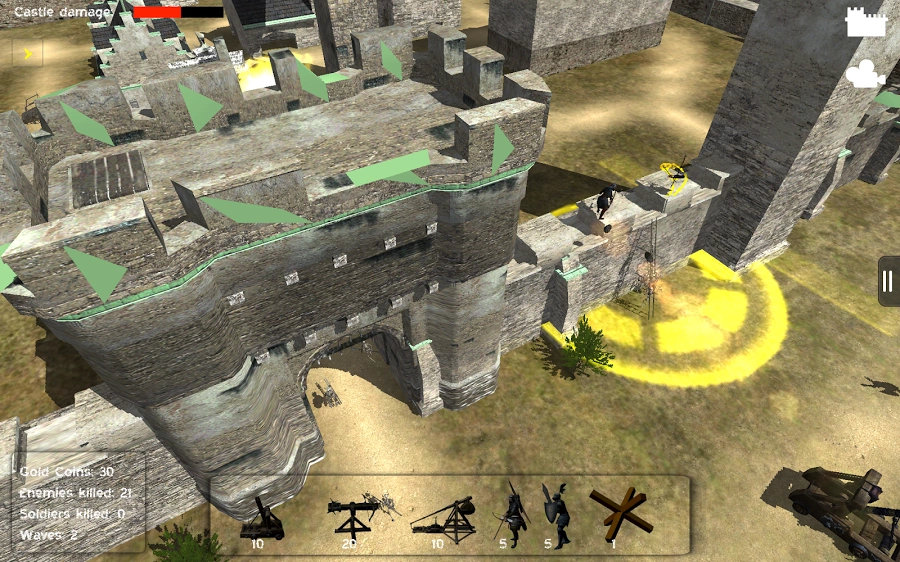Скриншот Castle Defense 3D №1