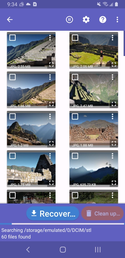 Скриншот DiskDigger №1