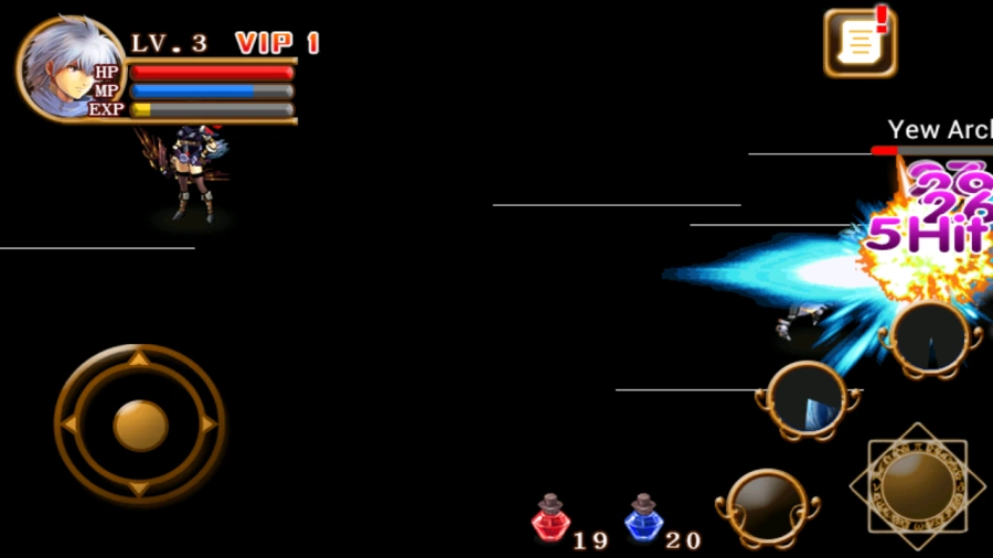 Скриншот Dragon Fighting Mission RPG №2