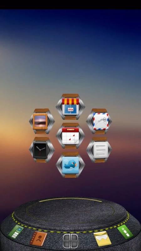 Скриншот Drock Next Launcher 3D Theme №3