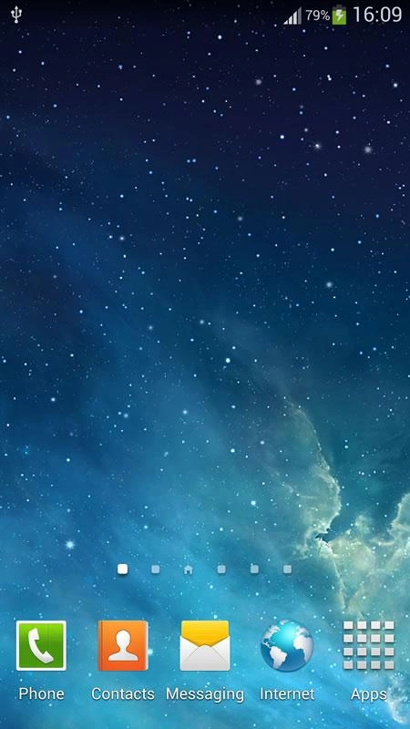 Скриншот Galaxy Parallax Live Wallpaper №1