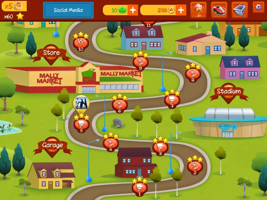 Скриншот Garfield Kart Fast & Furry №5