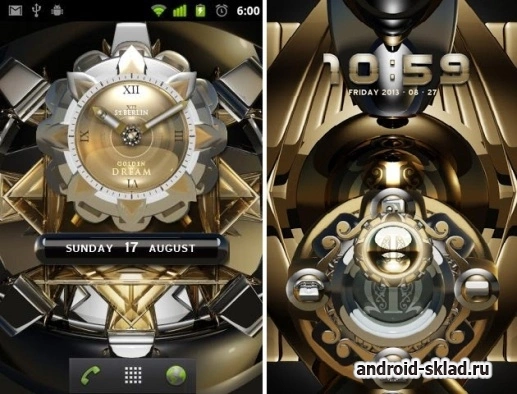 Скриншот Golden Dream Theme №1