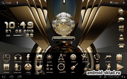 Скриншот Golden Dream Theme №2