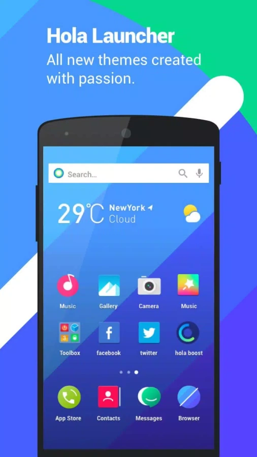 Скриншот Hola Launcher №1