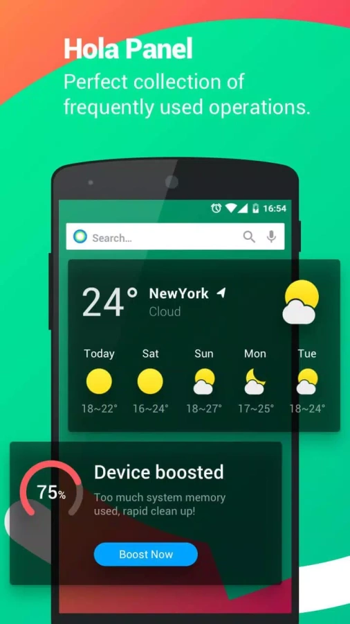 Скриншот Hola Launcher №2