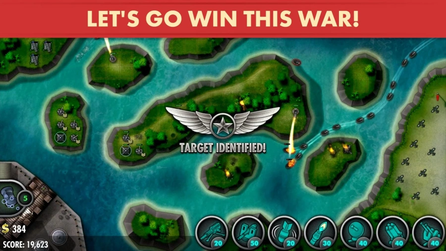 Скриншот iBomber Defense Pacific №5