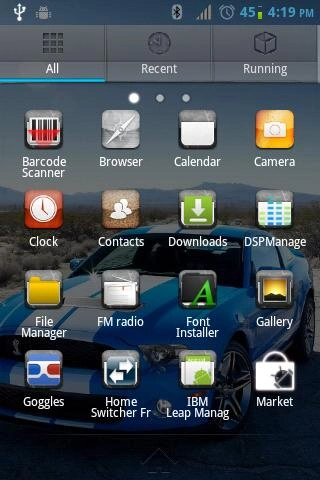 Скриншот iColor GO Laucher EX Theme №2