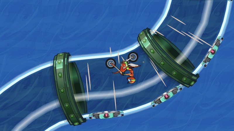 Скриншот Moto X3M Bike Race Game №3