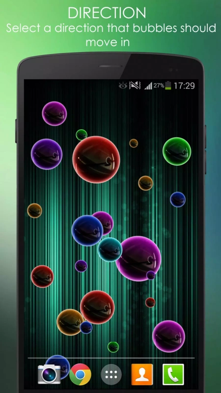Скриншот Neon Bubble Live Wallpaper №5