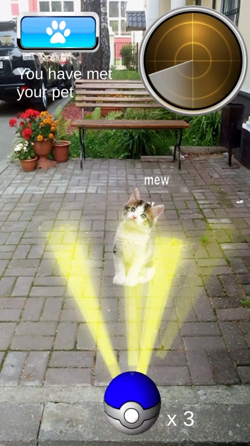 Скриншот Pocket Cats GO №2