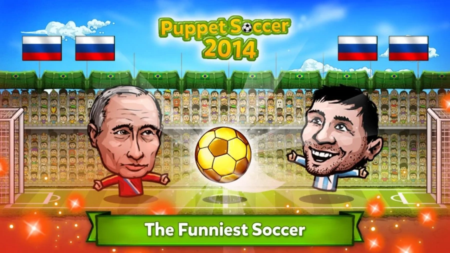 Скриншот Puppet Soccer 2014 №1