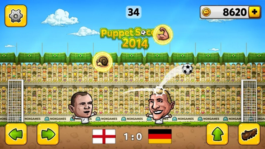 Скриншот Puppet Soccer 2014 №3