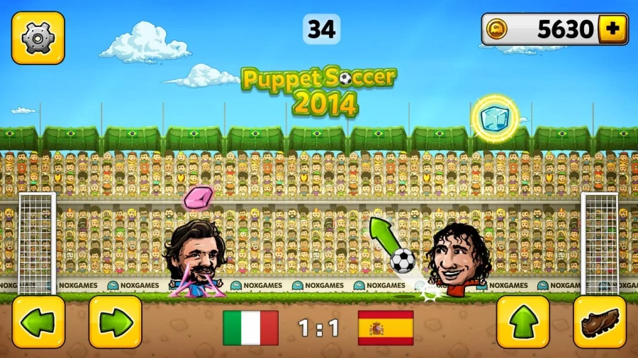 Скриншот Puppet Soccer 2014 №4