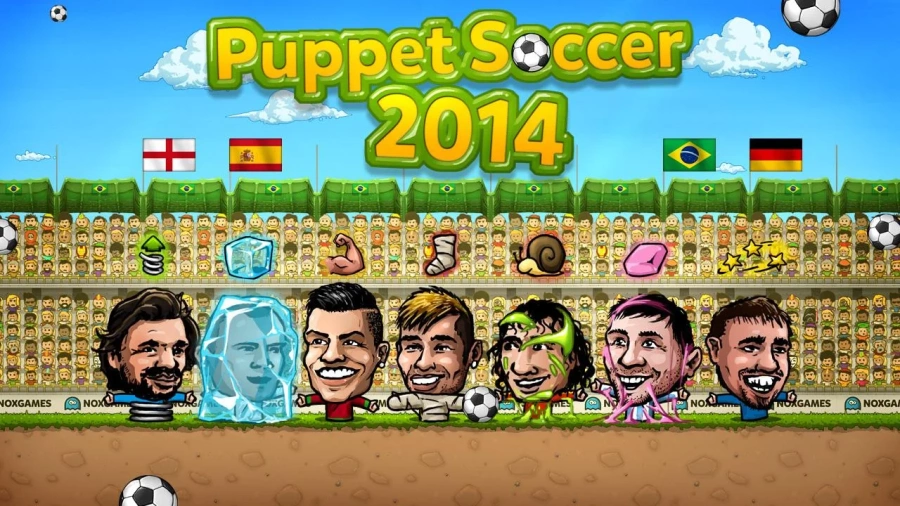 Скриншот Puppet Soccer 2014 №5