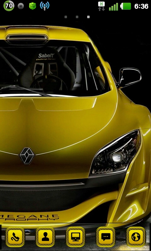 Скриншот Renault Megane Trophy Car Theme №1