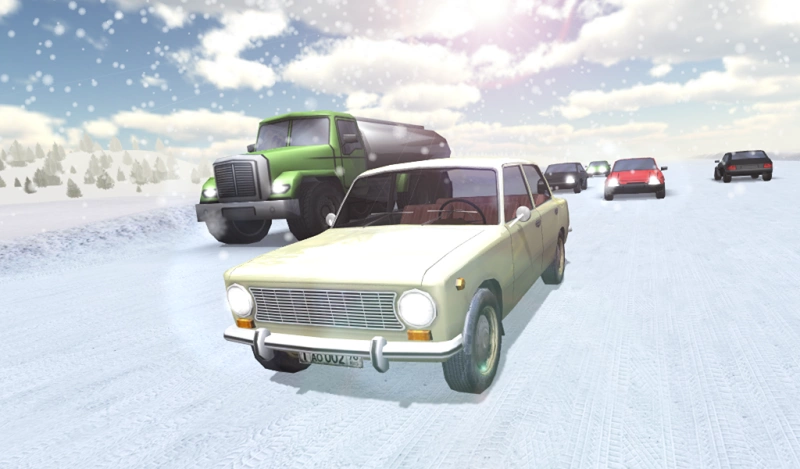 Скриншот Russian Winter Traffic Racer №1
