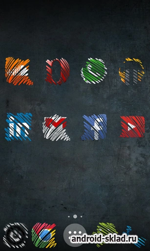 Скриншот Sketchy Icon Pack №2