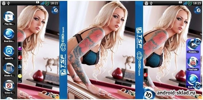 Скриншот Snooker Girls Theme №1