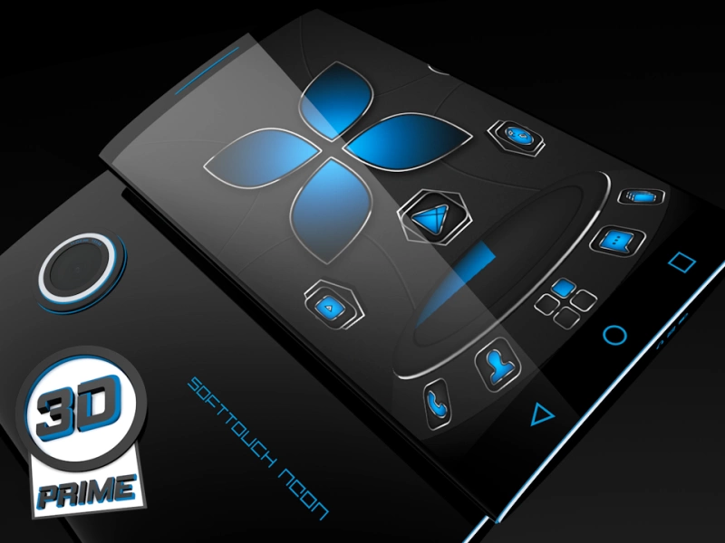 Скриншот SoftTouch Neon - Next Theme №1