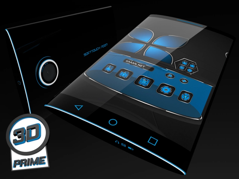 Скриншот SoftTouch Neon - Next Theme №4