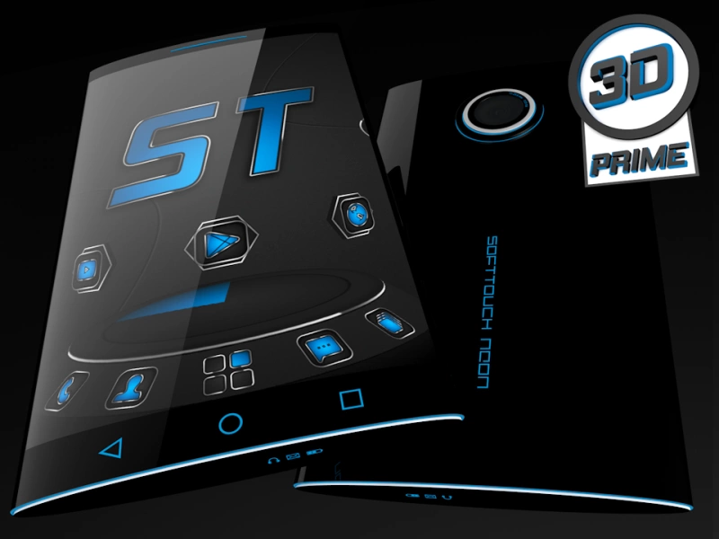 Скриншот SoftTouch Neon - Next Theme №5