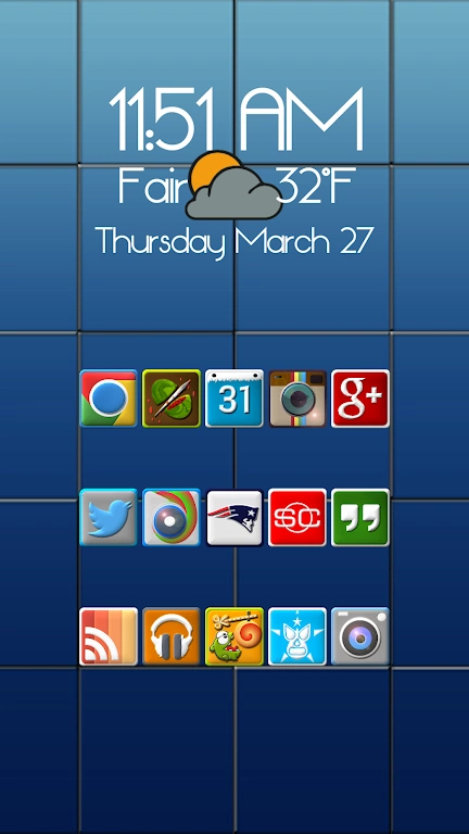 Скриншот Sonix Icon Launcher Theme №2