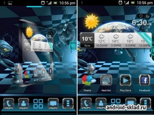 Скриншот Spacebot Theme №2