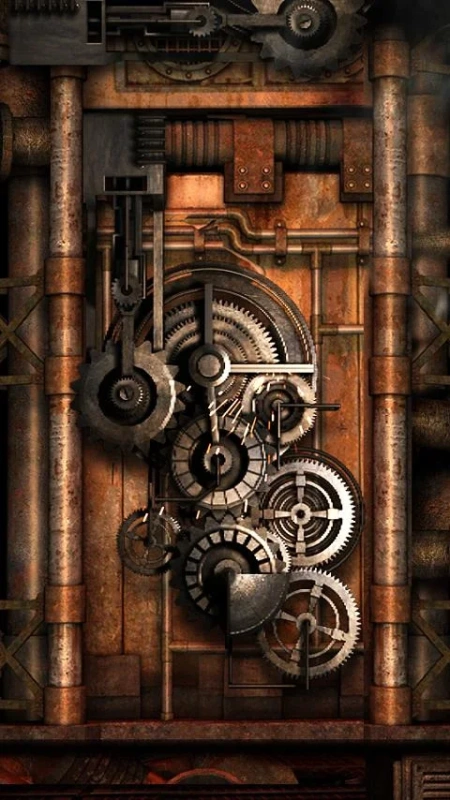 Скриншот Steampunk Live Wallpaper Gears Pro №4