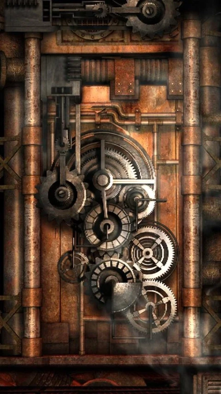 Скриншот Steampunk Live Wallpaper Gears Pro №5