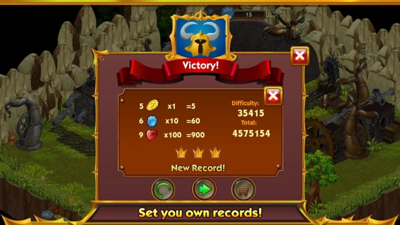 Скриншот Tower Wars: Mountain King №3